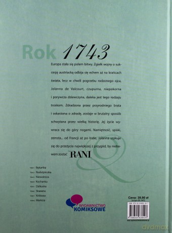 Dzikuska. Rani (Tom 5) - Jean Van Hamme [KOMIKS]