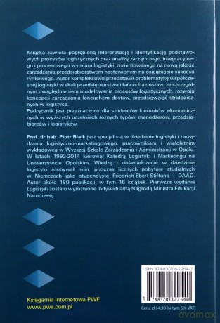 Logistyka. Koncepcja zintegrowanego zarządzania - Piotr Blaik [KSIĄŻKA]