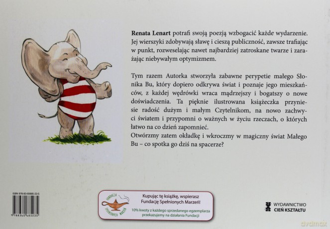 Mały Bu. Co spotkało słonika Bu na spacerkach - Renata Lenart [KSIĄŻKA]