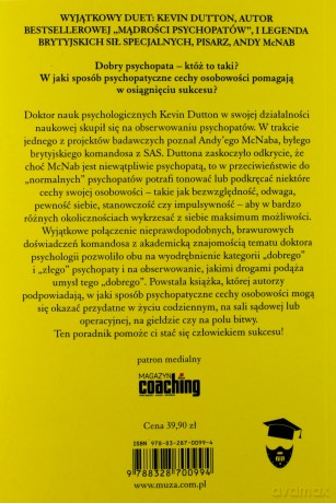 Odkryj w sobie psychopatę i osiągnij sukces - Kevin Dutton [KSIĄŻKA]