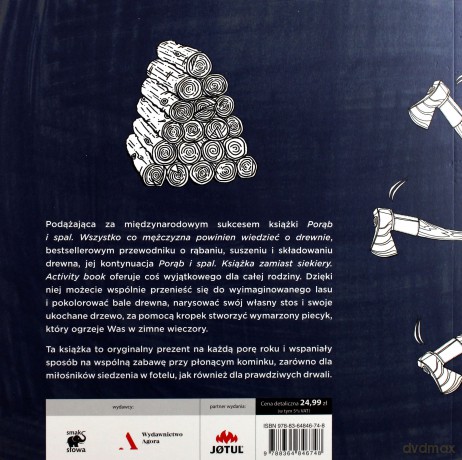 Porąb i spal. Książka zamiast siekiery. Activity book - Lars Mytting [KSIĄŻKA]