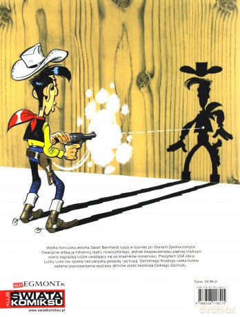 Sarah Bernhardt. Lucky Luke (Tom 49) - Xavier Fauche [KOMIKS]