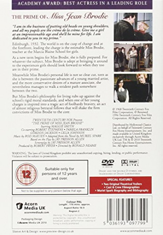 The Prime of Miss Jean Brodie / Pelnia zycia panny Brodie [DVD]