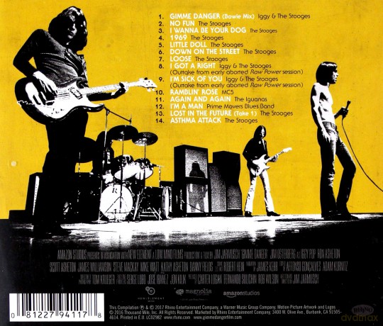 Gimme Danger soundtrack [CD]