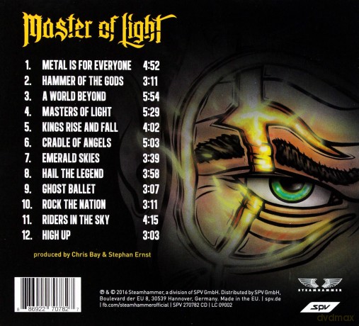 Freedom Call: Master of Light [CD]