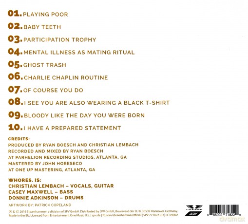 Whores: Gold [CD]