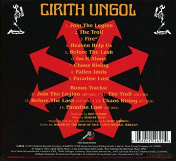 Cirith Ungol: Paradise Lost [CD]