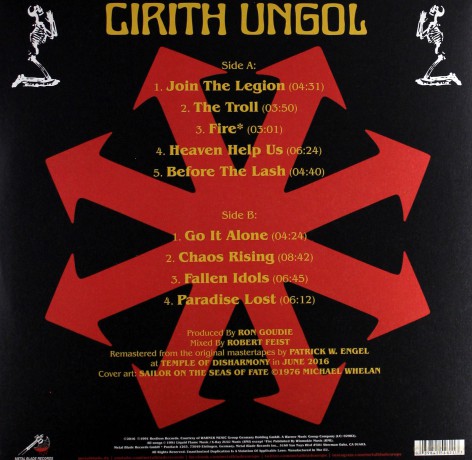 Cirith Ungol: Paradise Lost [Winyl]