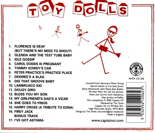 Toy Dolls: Ten Years Of Toys [CD]