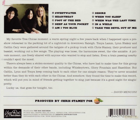 Tres Chicas: Sweetwater [CD]