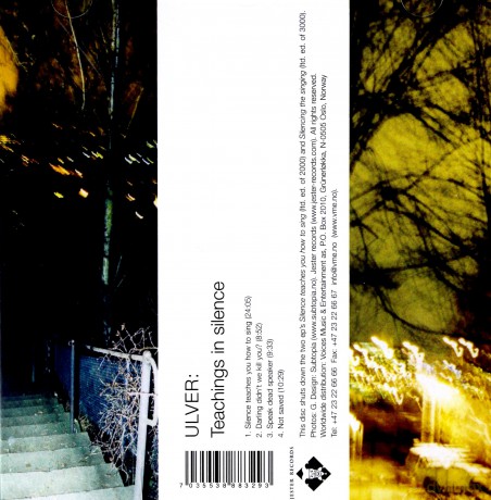 Ulver: Teaching In Silence [CD]