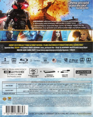 Aquaman [Blu-Ray 4K]+[Blu-Ray]