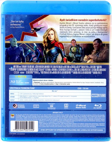 Kapitan Marvel [Blu-Ray]
