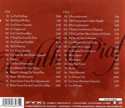 Edith Piaf: Edith Piaf [2CD]
