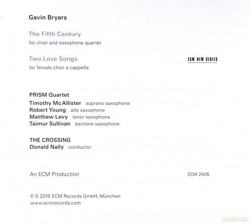 Gavin Bryars: The Fifth Century [CD]