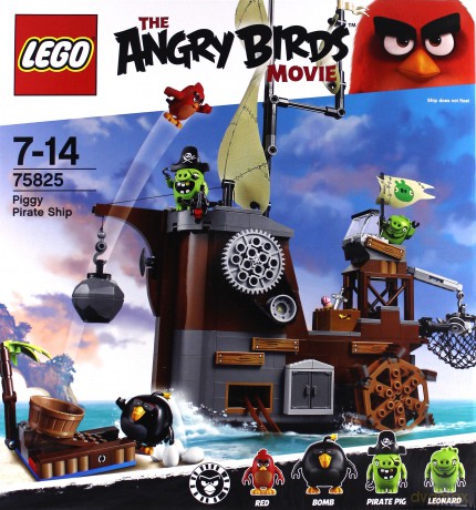 LEGO Angry Birds Statek piracki świnek (75825) [KLOCKI]