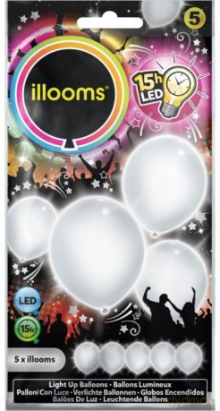 BALONY LED Białe 4pak