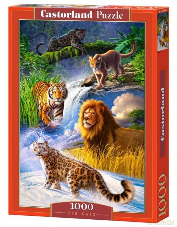 CASTOR 1000 el. Duże koty [PUZZLE]