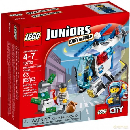 LEGO Juniors Pościg helikopterem policyjnym (10720) [KLOCKI]