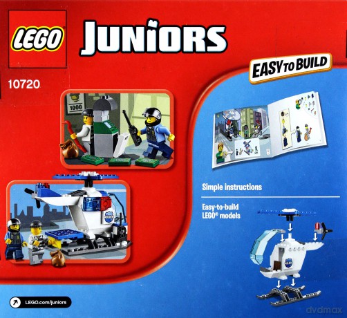 LEGO Juniors Pościg helikopterem policyjnym (10720) [KLOCKI]