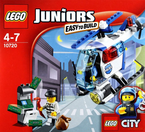 LEGO Juniors Pościg helikopterem policyjnym (10720) [KLOCKI]