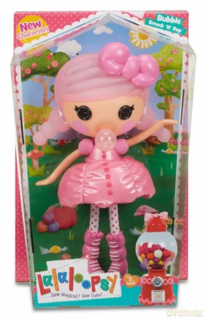 LALALOOPSY Doll Asst 2 w ave 1, Bubble Smack N Pop Balonówka