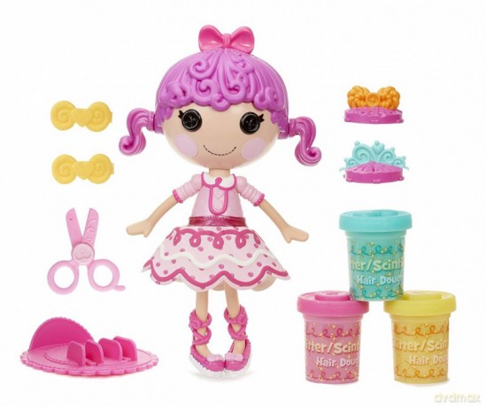 LALALOOPSY Lalka Plastelinowe Brokatowe Włosy