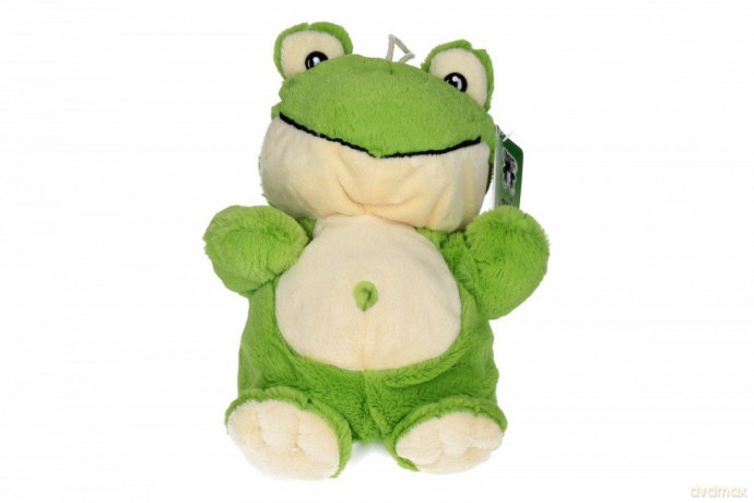 Pacynki z głosem 22 cm, żabka