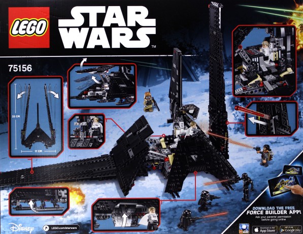 LEGO Star Wars Imperialny wahadłowiec Krennica (Gwiezdne Wojny) (75156) [KLOCKI]