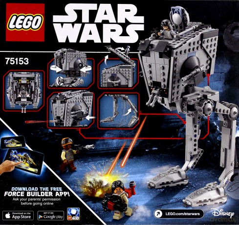 LEGO Star Wars Machina krocząca AT-ST (Gwiezdne Wojny) (75153) [KLOCKI]