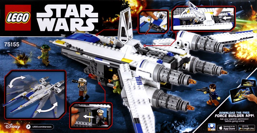 LEGO Star Wars Rebel U-Wing Fighter (Gwiezdne Wojny) (75155) [KLOCKI]