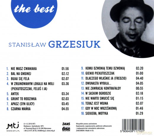 Stanisław Grzesiuk: Best Bal na Gnojnej [CD]