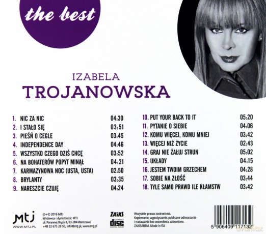 Izabela Trojanowska: Best Komu więcej, komu mniej [CD]