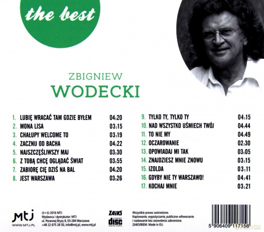 Zbigniew Wodecki: The Best - Zacznij od Bacha [CD]