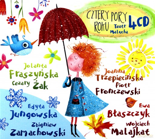 Teatr Malucha - Cztery pory roku - Wiosna, Lato, Jesień, Zima - BOX [4CD]