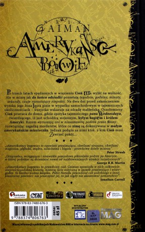 Amerykańscy bogowie - Neil Gaiman [KSIĄŻKA]