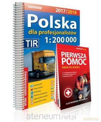 Atlas samochodowy Polska dla profesjonalistów + Pierwsza pomoc [KSIĄŻKA]