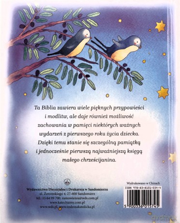 Biblia małego chrześcijanina niebieska - Lizzie Ribbonz [KSIĄŻKA]