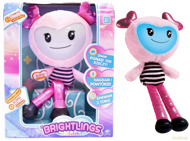 Brightlings interaktywna Lalka - różowa