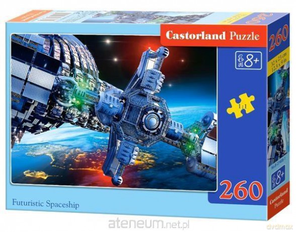 CASTOR 180 el. Futurystyczny statek kosmiczny [PUZZLE]