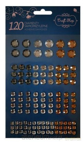Diamenty samoprzylepne 120 sztuki