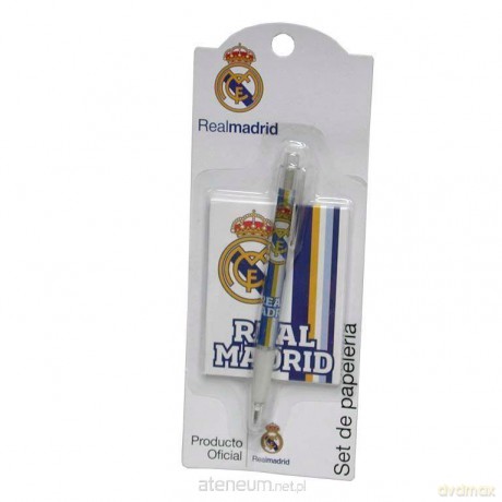 Długopis + notes Real Madrid