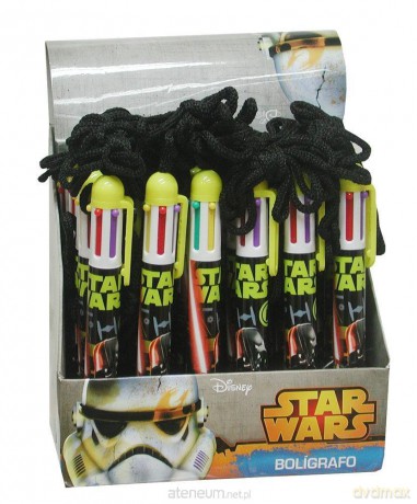 Długopis 6-kolorowy Star Wars (30 szt) (Gwiezdne Wojny)