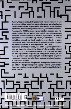 Dom z liści - Mark Z. Danielewski [KSIĄŻKA]