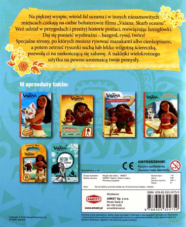 Filmowa przygoda. Vaiana. Skarb Oceanu [KSIĄŻKA]