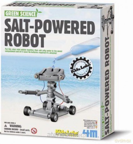 Green Science - Robot zasilany wodą morska