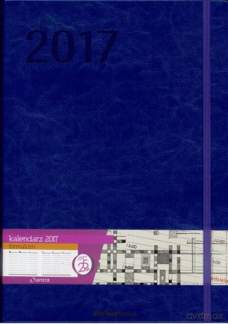 Kalendarz 2017 A4 Formalizm Niebieski [KALENDARZ]