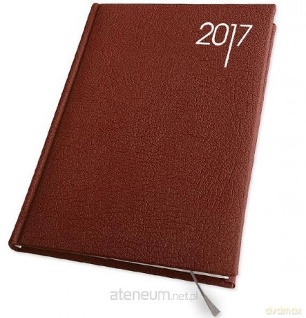 Kalendarz 2017 A4/320 Verona Brązowy [KALENDARZ]