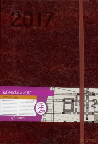 Kalendarz 2017 A5 Formalizm Brązowy [KALENDARZ]