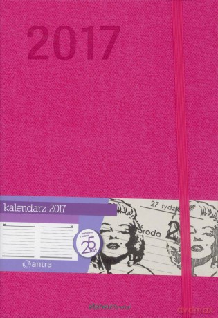 Kalendarz 2017 A5 PopArt Różowy [KALENDARZ]